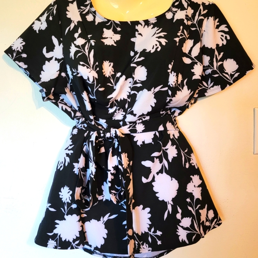 Lane Bryant Floral Shirt